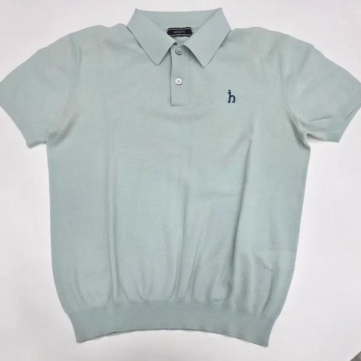 [BUNJANG] Hazzys Mint Green Short Sleeve Knit Polo Shirt / [드라이완료] 헤지스 민트색 반팔 카라 니트(95)