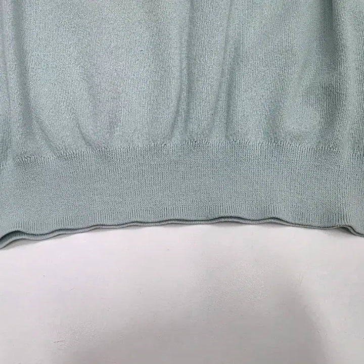 [BUNJANG] Hazzys Mint Green Short Sleeve Knit Polo Shirt / [드라이완료] 헤지스 민트색 반팔 카라 니트(95)