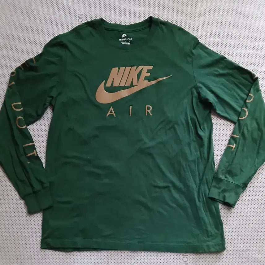 [BUNJANG] Nike Air Green DO IT Long Sleeve T-Shirt / 나이키 에어 그린 DO IT 롱슬리브 티셔츠