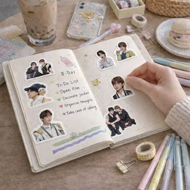 [BUNJANG] BOYNEXTDOOR Sticker 100-Piece Set / 보이넥스트도어 스티커 100장 대용량 팬굿즈 다꾸 폰꾸