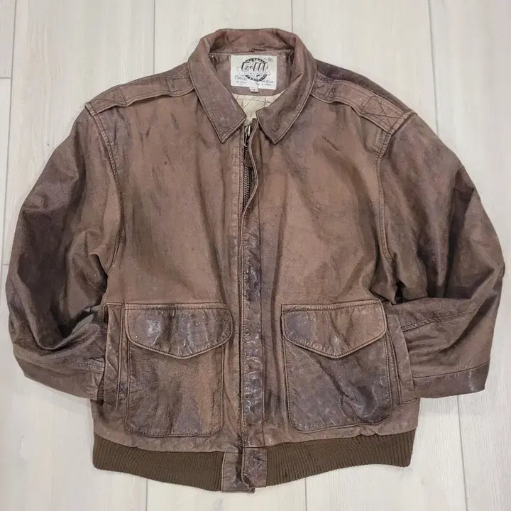 [BUNJANG] G-III A-2 Style Vintage Leather Flight Jacket / G-III 빈티지 가죽항공자켓 A-2 style