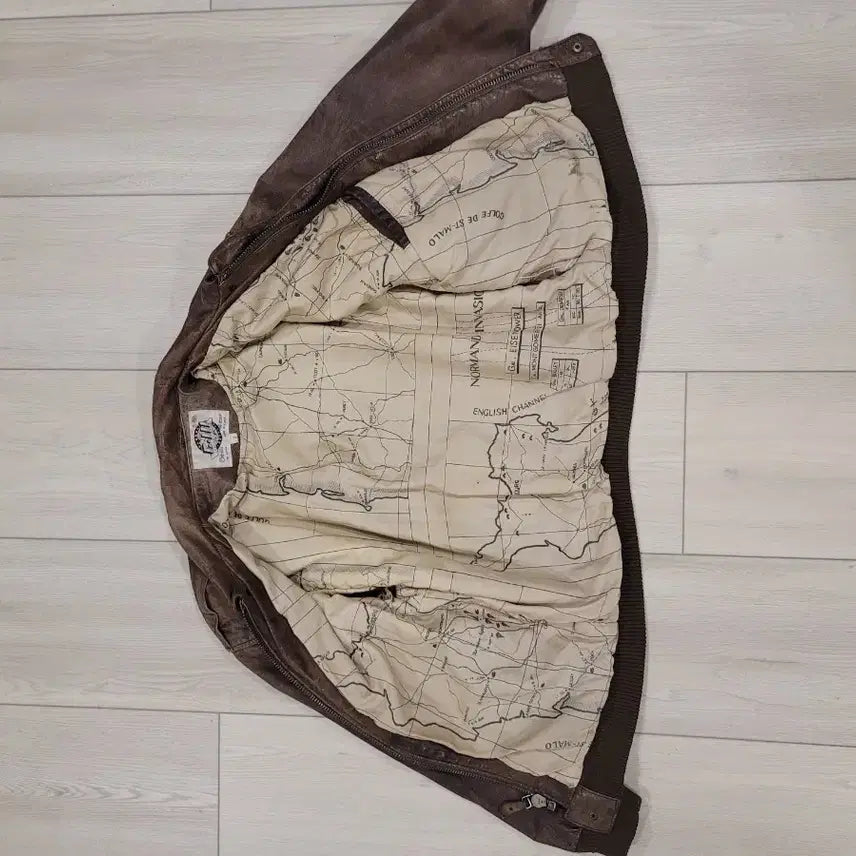 [BUNJANG] G-III A-2 Style Vintage Leather Flight Jacket / G-III 빈티지 가죽항공자켓 A-2 style