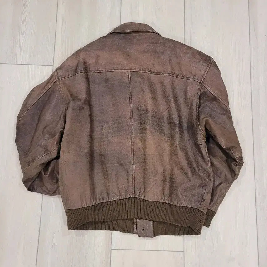 [BUNJANG] G-III A-2 Style Vintage Leather Flight Jacket / G-III 빈티지 가죽항공자켓 A-2 style