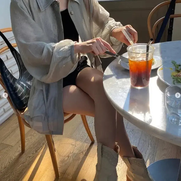 [BUNJANG] TheMoi See-Through Light Jacket / 더무이 시스루 라이트 자켓