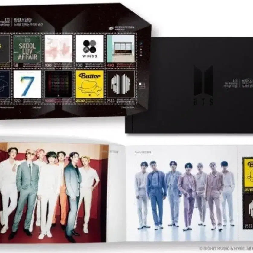 [BUNJANG] BTS 10th Anniversary Commemorative Stamp Set / BTS 방탄소년단 데뷔 10주년 기념 우표