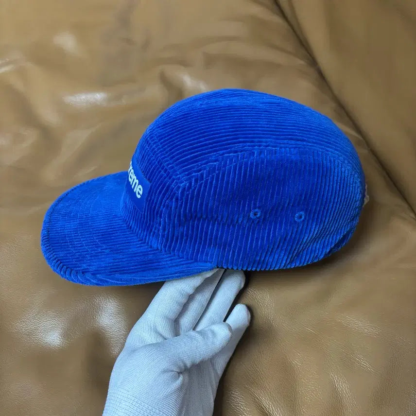 [BUNJANG] Supreme Camp Cap 24FW Corduroy Hat / 슈프림 캠프캡 모자 박스로고 24fw 코듀로이 로얄