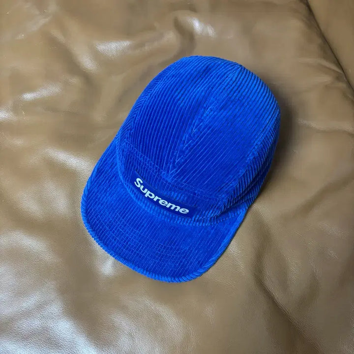 [BUNJANG] Supreme Camp Cap 24FW Corduroy Hat / 슈프림 캠프캡 모자 박스로고 24fw 코듀로이 로얄