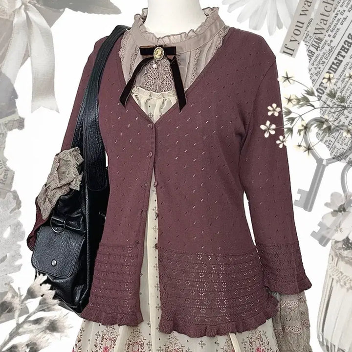 [BUNJANG] Vintage Y2K Ethnic Lace Skirt / 일본빈티지y2k에스닉히피모리걸하구미룩셔링레이스스커트치마가디건원피스나시니트