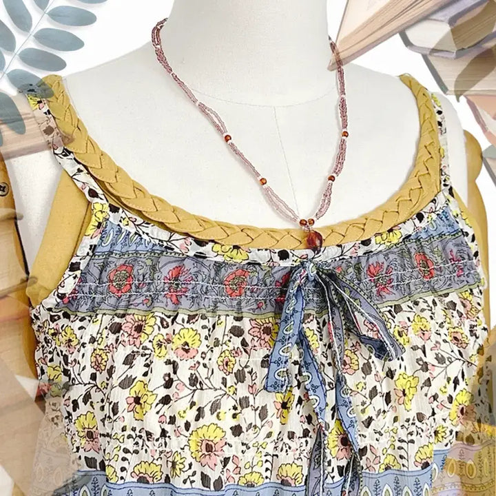 [BUNJANG] Vintage Y2K Ethnic Lace Skirt / 일본빈티지y2k에스닉히피모리걸하구미룩셔링레이스스커트치마가디건원피스나시니트