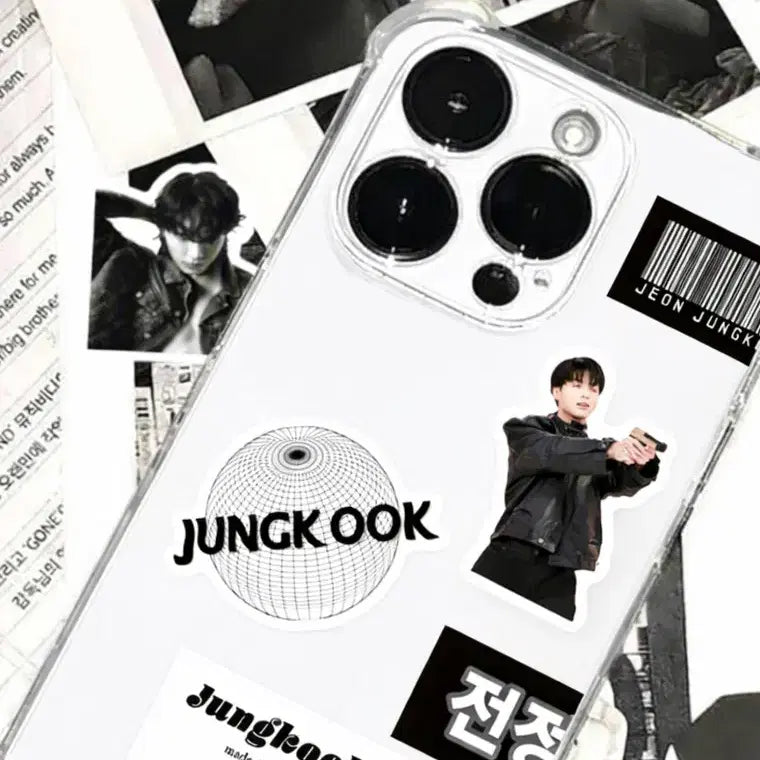 [BUNJANG] BTS Jungkook Sticker Set (50 pcs) / 정국 스티커 50장 BTS 팬굿즈 다꾸 폰꾸