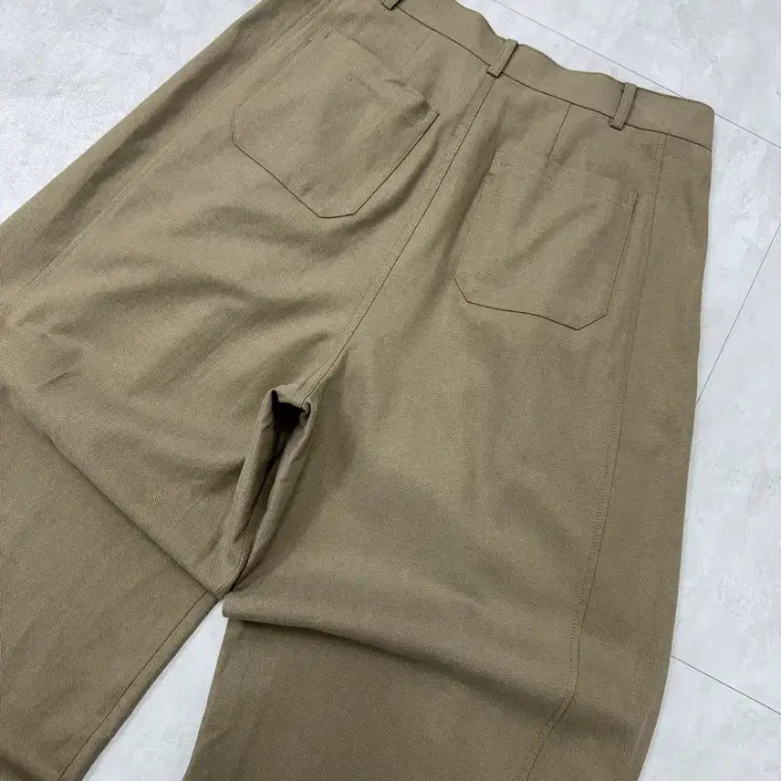 [BUNJANG] BEGIN 2.0.2 Beige Wide Slacks / 