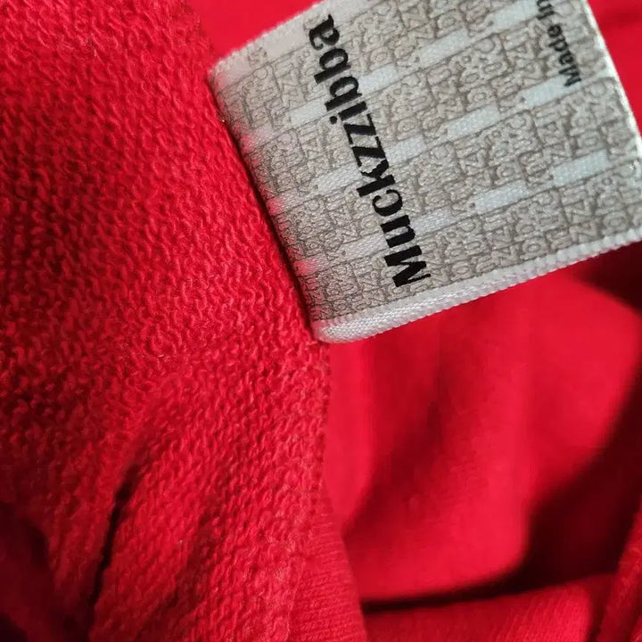 [BUNJANG] Red New York Hooded Zip-Up / 레드 뉴욕 후드집업