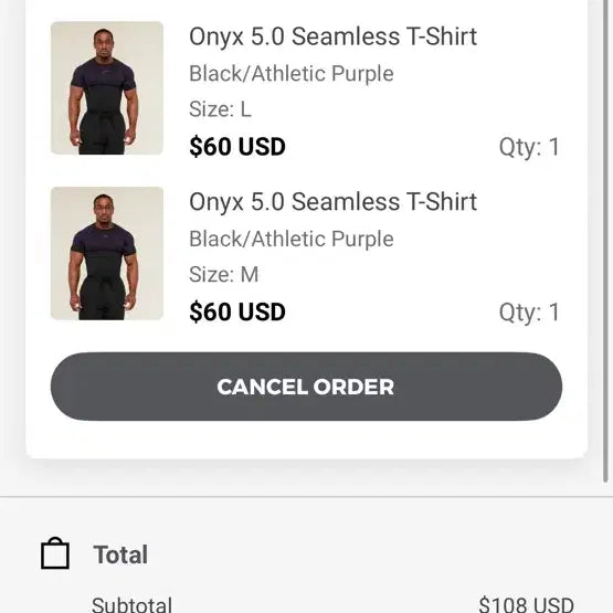 [SOLD OUT] 짐샤크 오닉스 5.0 퍼플 [M,L] 