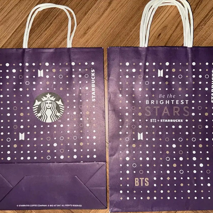 [BUNJANG] Starbucks BTS Collaboration Shopping Bag / 스타벅스 BTS 콜라보 쇼핑백