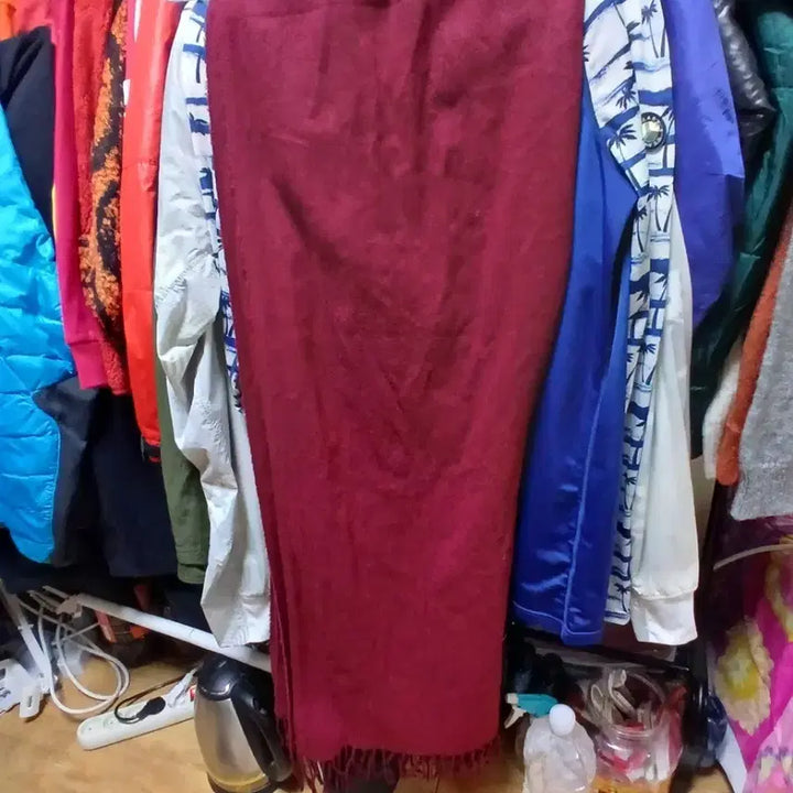 [BUNJANG] Sky Cashmere Virgin Wool Scarf / 스카이 캐시미어 버진울 머플러
