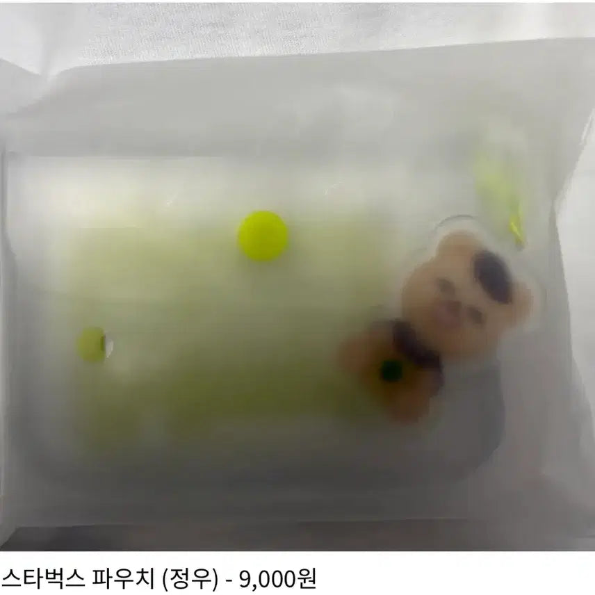 [SOLD OUT] NCT 스타벅스 콜라보 파우치 정우 키링
