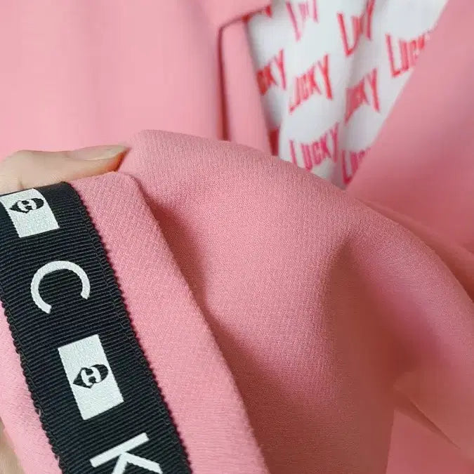 [BUNJANG] Lucky Chouette Pink Blazer Jacket / 럭키슈에뜨 핑크 블레이저 자켓