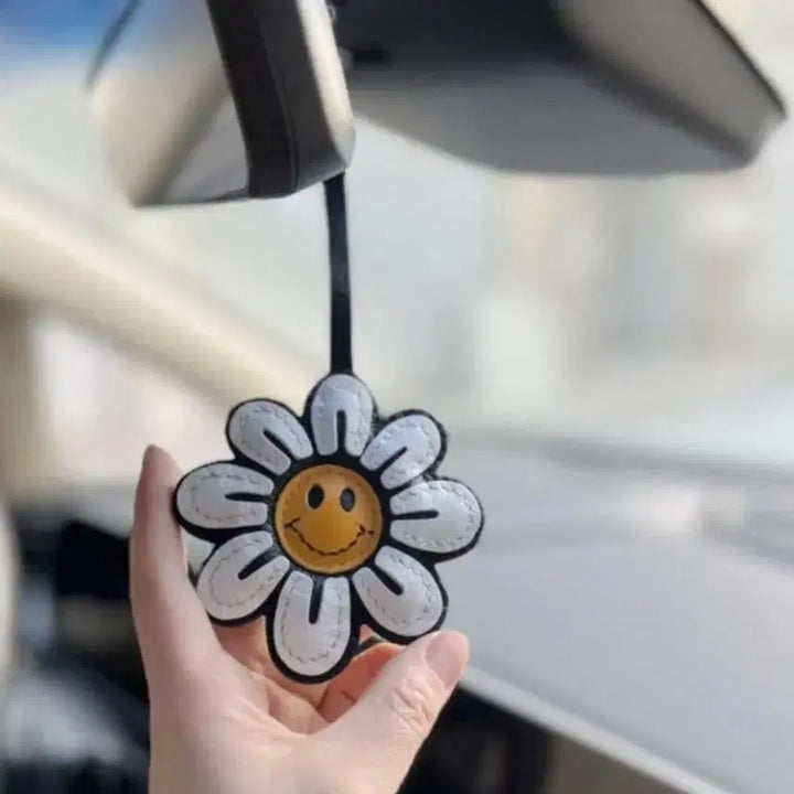 [BUNJANG] Smile Flower Keyring / 스마일 꽃 키링 (새상품 )