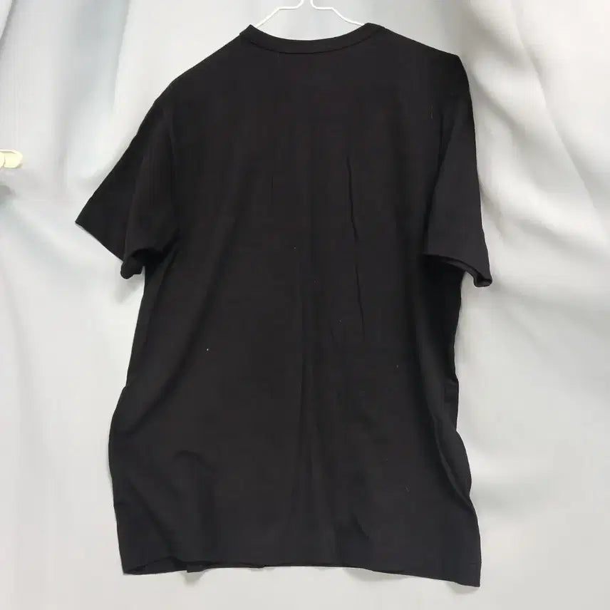 [BUNJANG] Comme des Garcons Double Heart Black T-shirt / 꼼데가르송 더블 하트 블랙 반팔 티셔츠 L