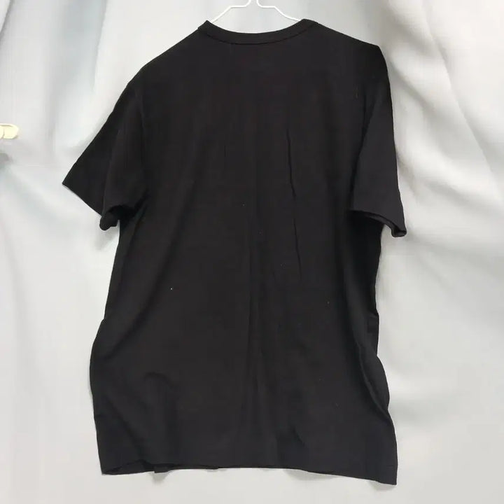 [BUNJANG] Comme des Garcons Double Heart Black T-shirt / 꼼데가르송 더블 하트 블랙 반팔 티셔츠 L