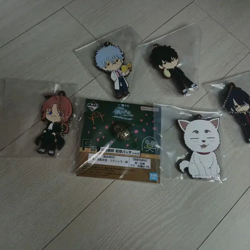 [BUNJANG] Gintama Ichiban Kuji F Badge Bundle / 은혼 제일복권 F상 뱃지 일괄