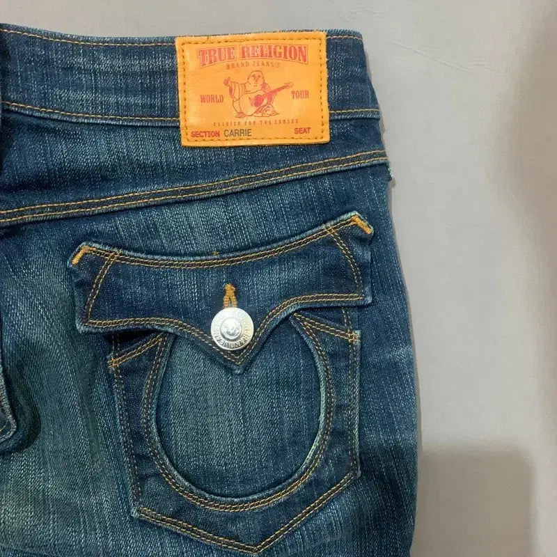 [BUNJANG] True Religion Carrie Spandex Bootcut Denim Jeans / 새상품 24인치 트루릴리전 캐리 스판 부츠컷 데님 청바지
