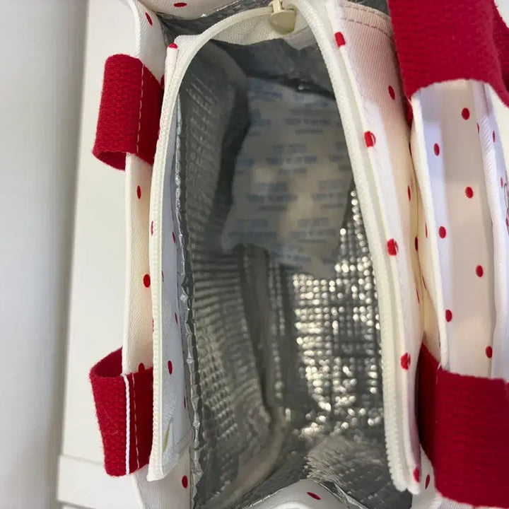 [BUNJANG] Hello Kitty Cherry Dot Insulated Bag / 헬로키티 체리 도트 보냉가방