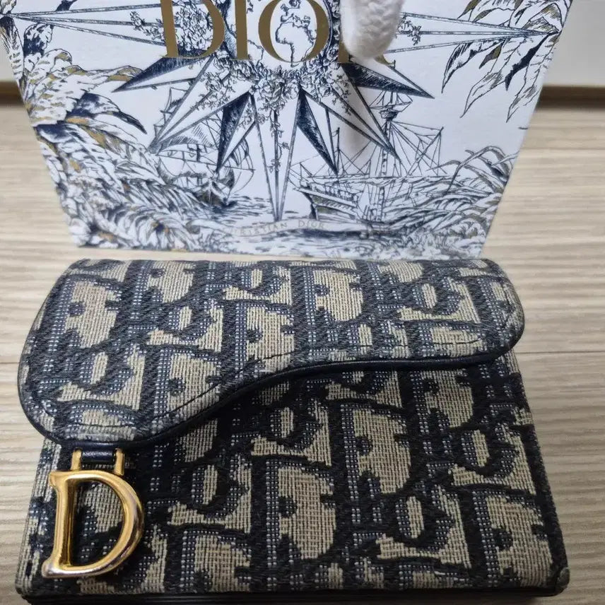 [BUNJANG] Dior Oblique Accordion Card Wallet / 디올 정품 오블리크 아코디언 카드지갑 팝니다