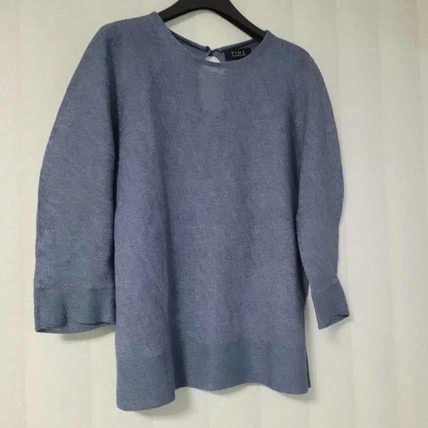 [SOLD OUT] 타임 글리터 시스루 니트 탑(MB컬러)