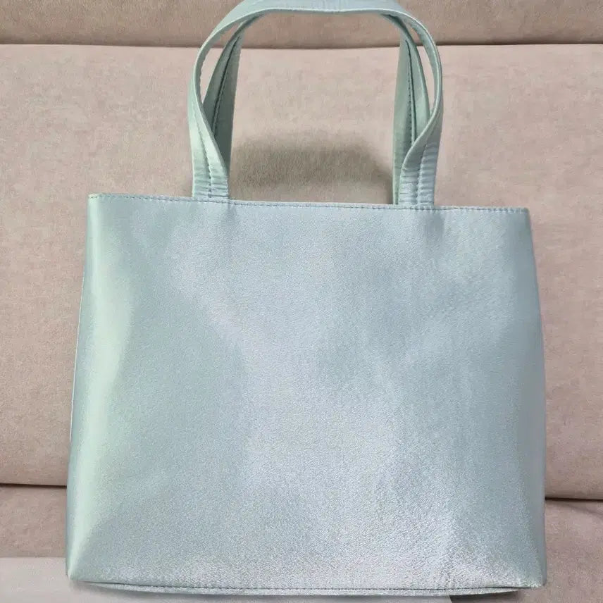 [SOLD OUT] 택포>히어리 마리 실크 토트백 블루
