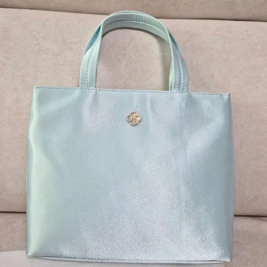 [SOLD OUT] 택포>히어리 마리 실크 토트백 블루