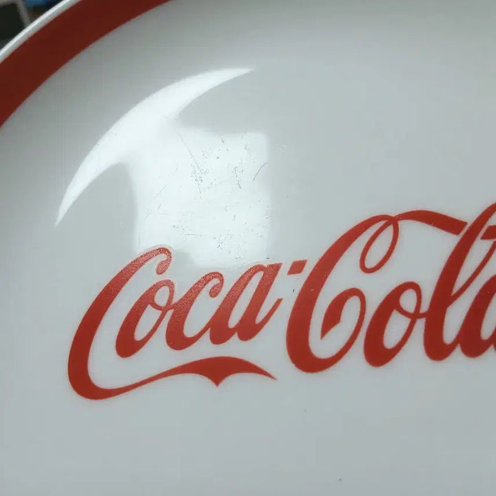 [BUNJANG] Coca-Cola Milk Glass Plate and Cup Set / 코카콜라 접시,컵