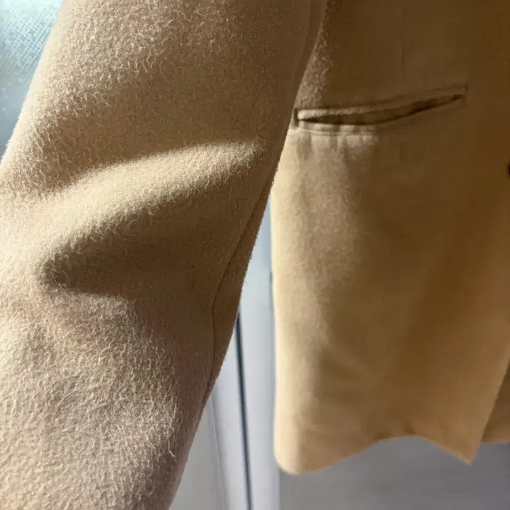 [BUNJANG] Unbranded Beige Coat / 55-66 코트  드라이했음