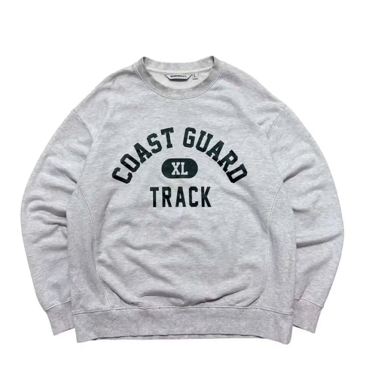 [BUNJANG] Uniform Bridge Melange Gray Oversized Graphic Sweatshirt / 유니폼브릿지 맨투맨