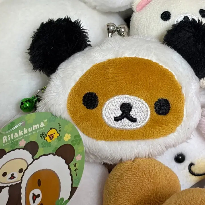 [BUNJANG] Rilakkuma Panda Gamaguchi Doll Wallet / 리락쿠마 팬더 가마구치 인형 지갑