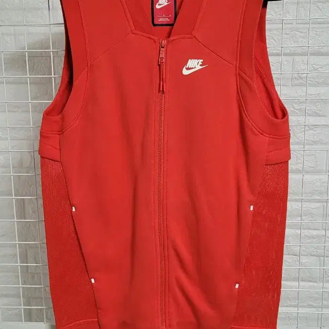 [BUNJANG] Nike Tech Fleece Mesh Cocoon Vest / [L]NIKE나이키 스포츠웨어 오렌지컬러 테크플리스 매쉬 코쿤 조끼베스트