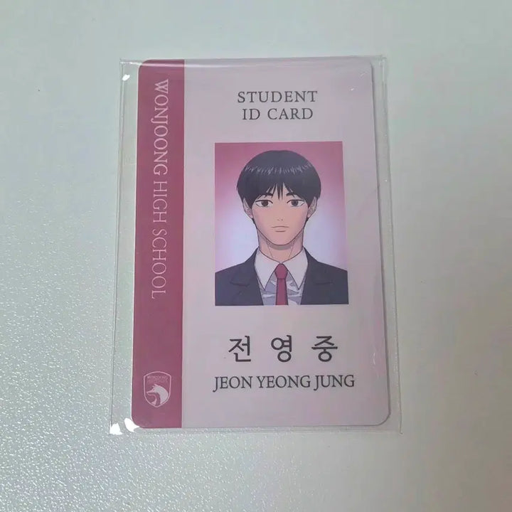 [BUNJANG] Garbage Time Jeon Young-joong Student ID / 가비지타임 갑타 학생증 (전영중)