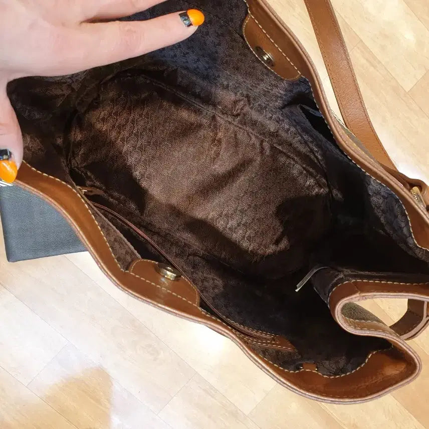 [BUNJANG] Beanpole Check Shoulder Bag / 빈폴체크숄더백