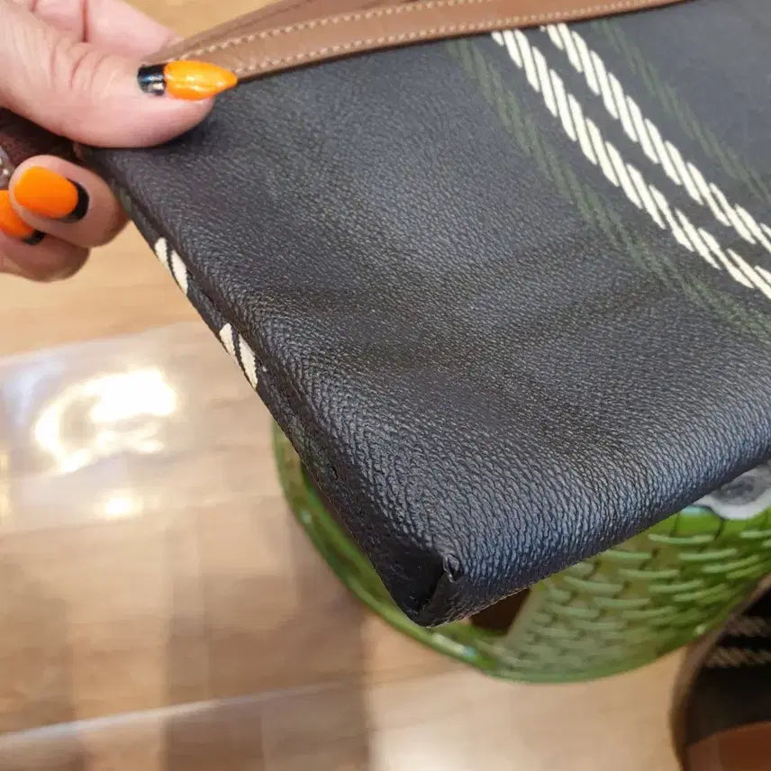 [BUNJANG] Beanpole Check Shoulder Bag / 빈폴체크숄더백