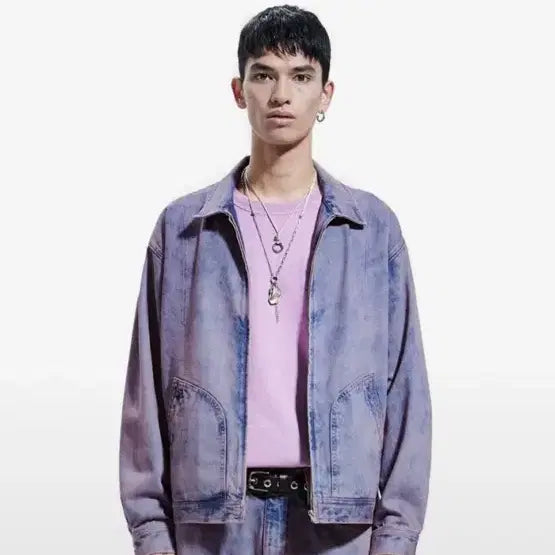 [BUNJANG] LIFUL MINIMAL GARMENTS Two Tone Denim Jacket / [LIFUL MINIMAL GARMENTS 라이풀] TWO TONE DE