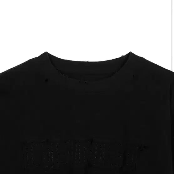 [BUNJANG] DEINET Fake Layered Damage Sweatshirt / [DEINET 다이닛] FAKE LAYERED DAMAGE SWEAT S