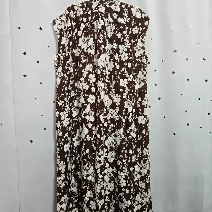 [BUNJANG] Celebshop Brown Flower Pattern Strap Dress Size 95 / 셀렙샵 브라운 플라워 패턴 끈 원피스 95