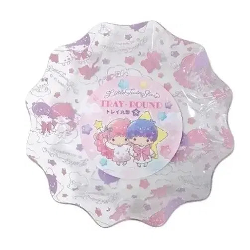 [BUNJANG] Little Twin Stars Kiki Lala Round Tray (Small Size) / 리틀트윈스타 키키라라 원형 트레이(S 사이즈)