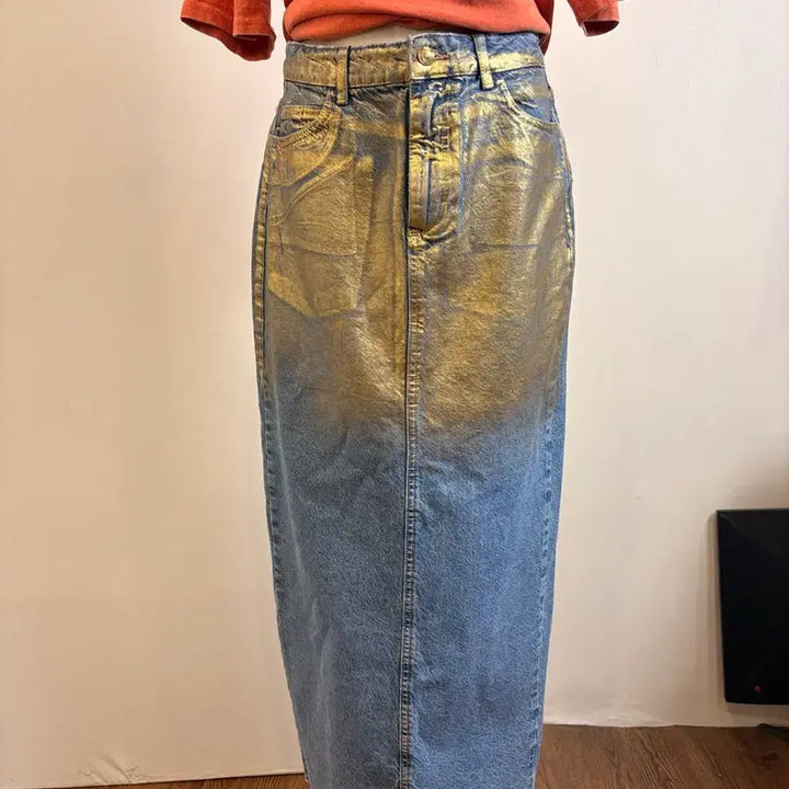 [BUNJANG] ZARA Maxi Denim Skirt / 자라맥시청스커트