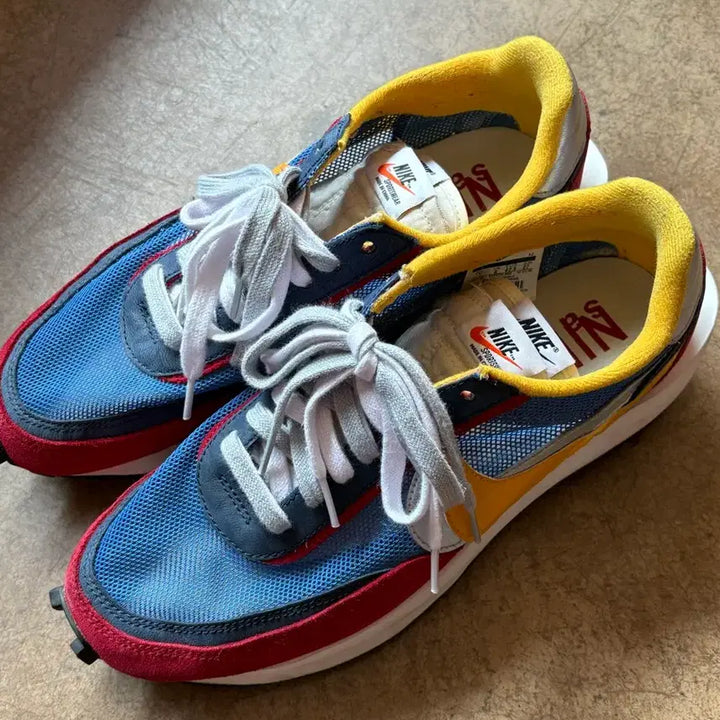 [BUNJANG] Nike Sacai LD Waffle Red Blue Sneakers / [270]나이키사카이 ld와플 빨파