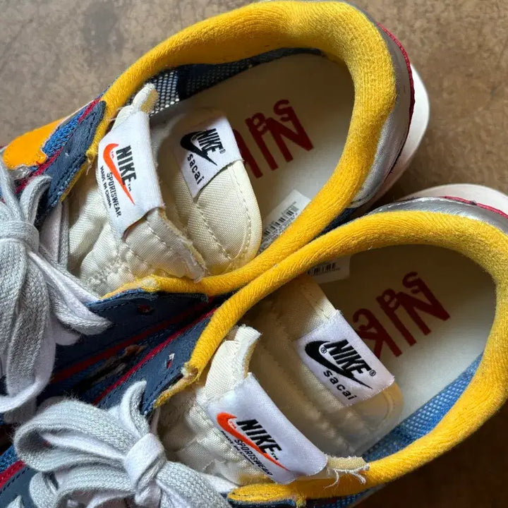 [BUNJANG] Nike Sacai LD Waffle Red Blue Sneakers / [270]나이키사카이 ld와플 빨파