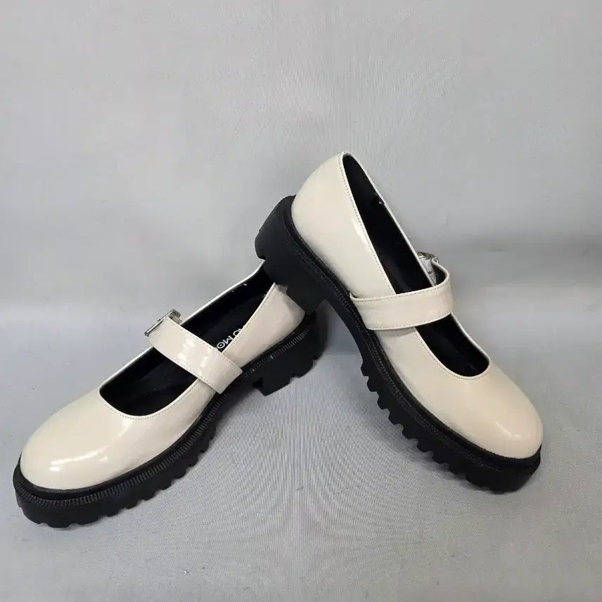 [BUNJANG] Mark Mogg Ivory Mary Jane Platform Shoes 245 / 마크모그 아이보리 메리제인 통굽 슈즈 245