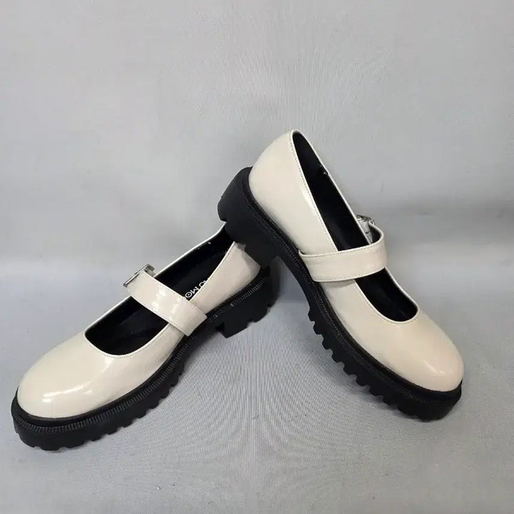 [BUNJANG] Mark Mogg Ivory Mary Jane Platform Shoes 245 / 마크모그 아이보리 메리제인 통굽 슈즈 245