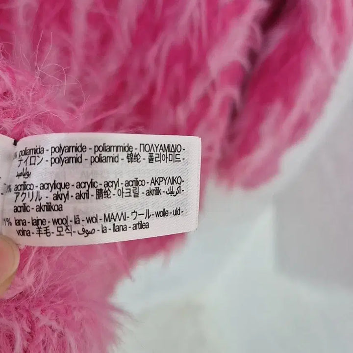 [BUNJANG] Zara Maison Special Pink Fur Knit Sweater / 자라 메종스페셜 핑크 퍼 니트 스웨터
