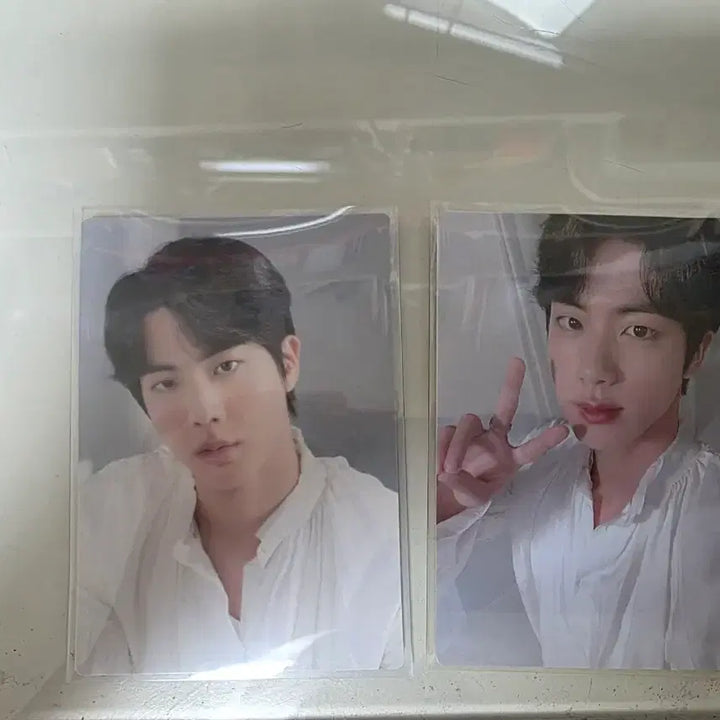 [BUNJANG] BTS Jin Bang Bang Con Photocard Holder Keyring / (2장) 방탄소년단 bts 방방콘 카드홀더 키링 진 석진 포카
